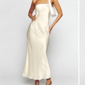 Reformation Joana Silk Dress